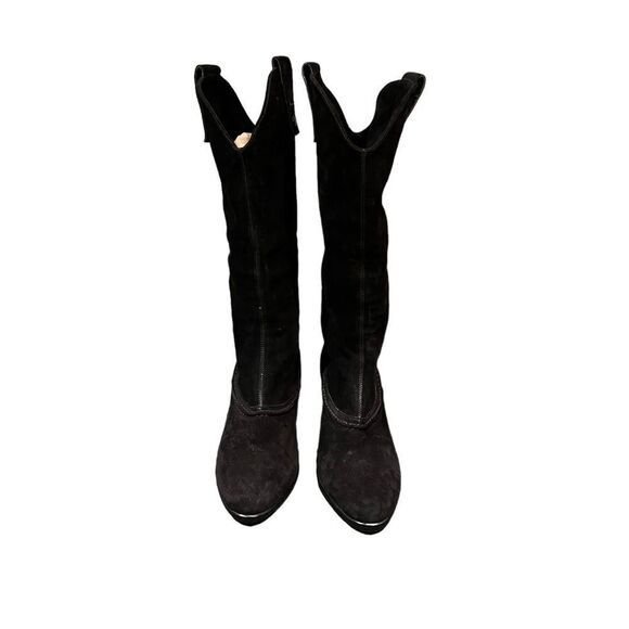 Vaneli‎ black cowboy -ish boots. Size 8M - Picture 5 of 11